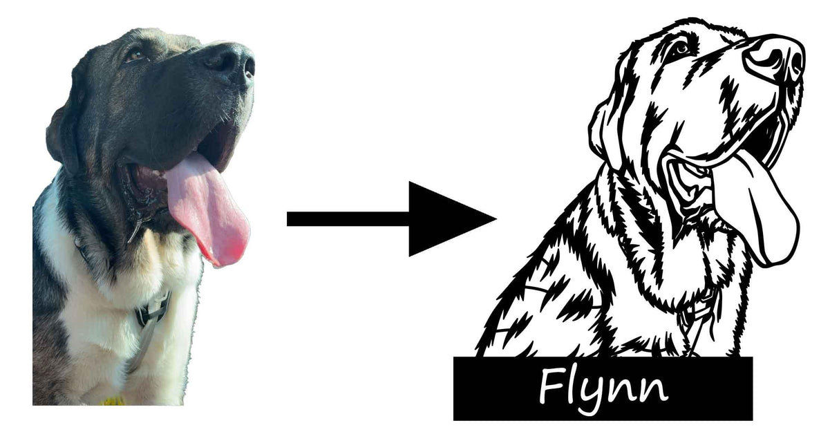 dein Haustier als Silhouette