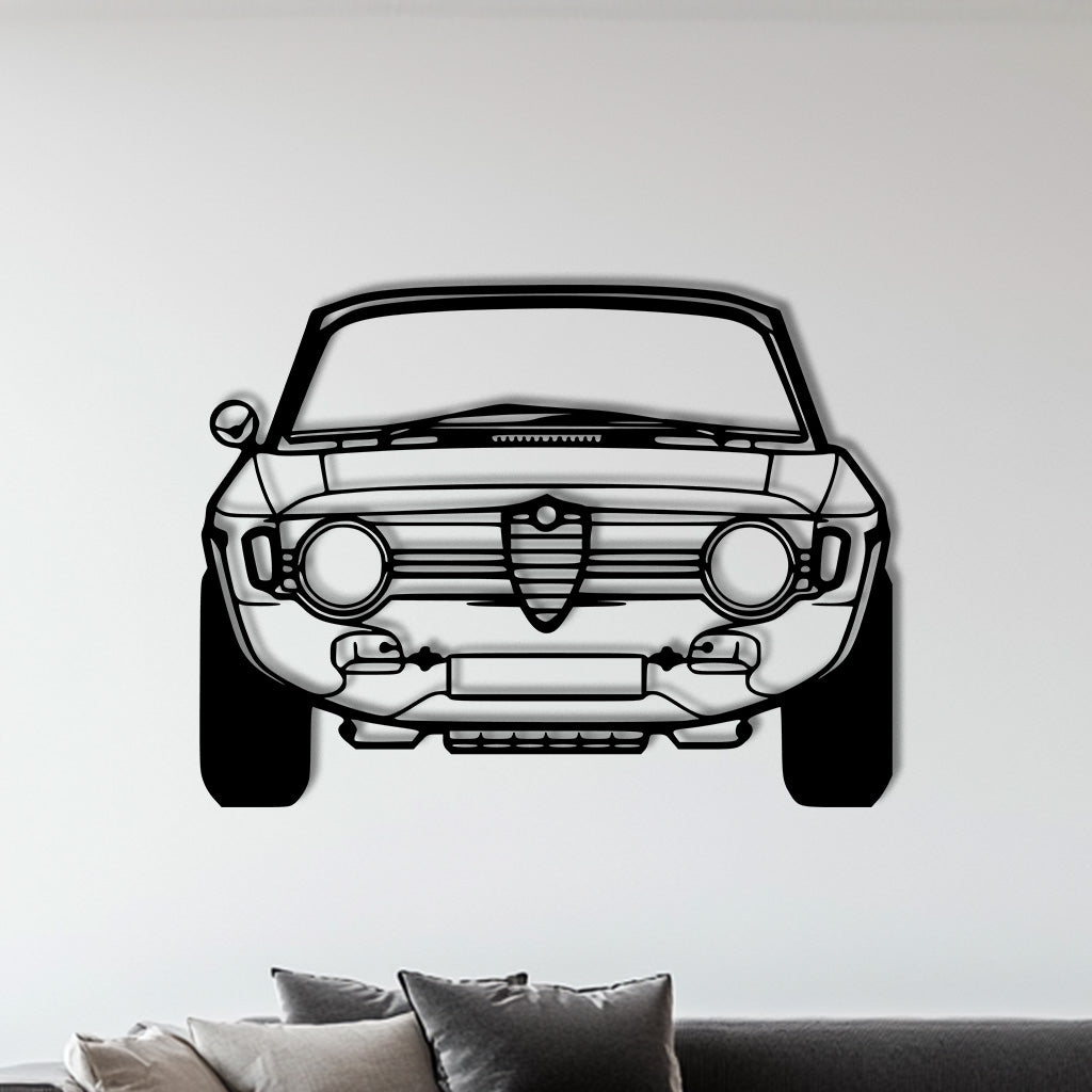 Giulia 1967 Front Metall-Silhouette