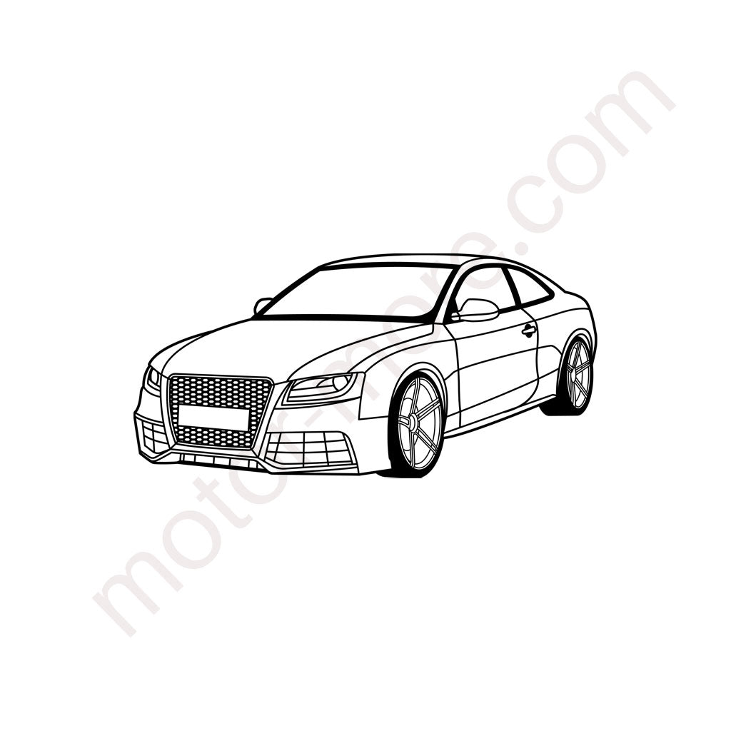 A5 B8 – Metall Silhouette