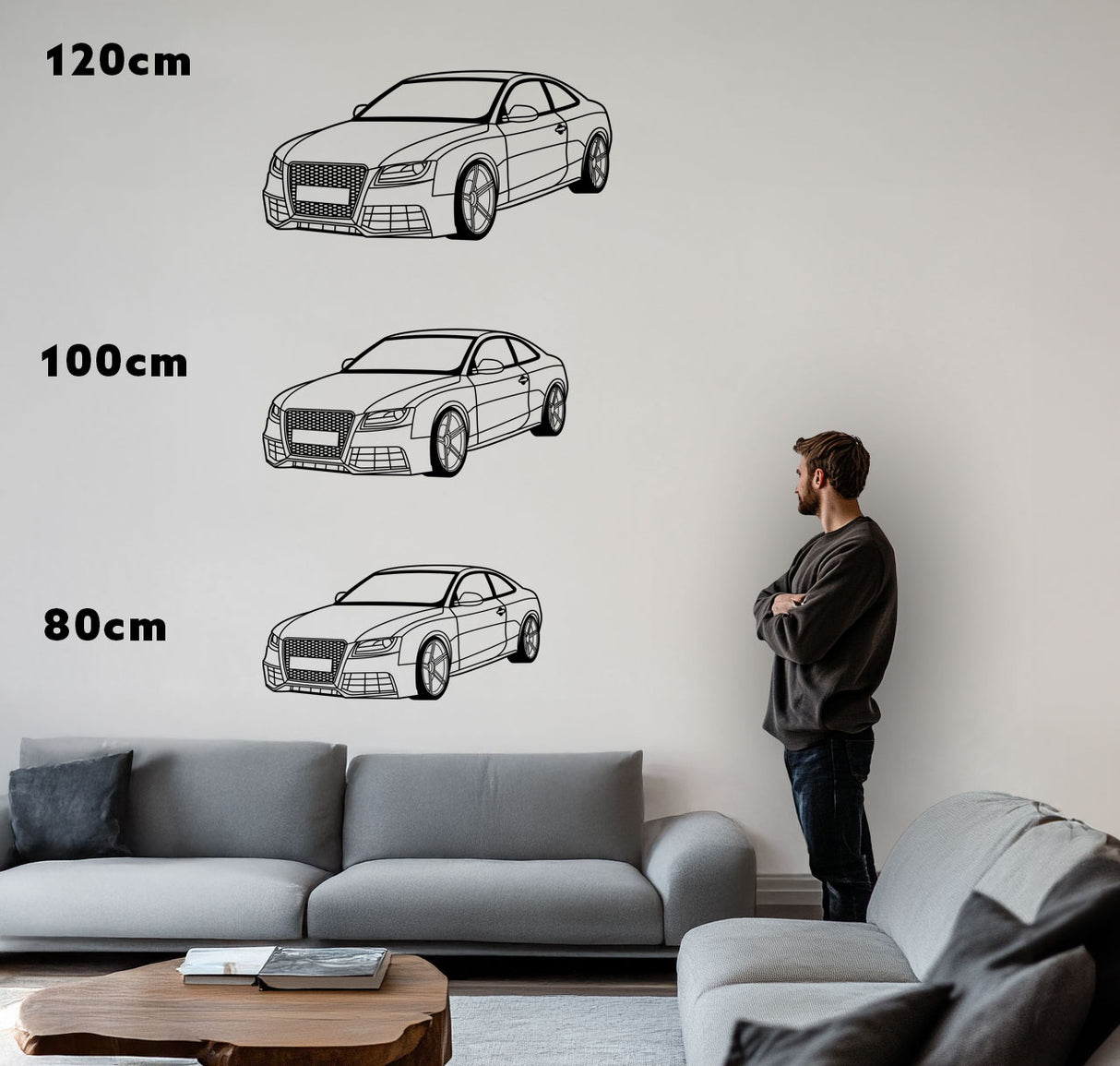 A5 B8 – Metall Silhouette