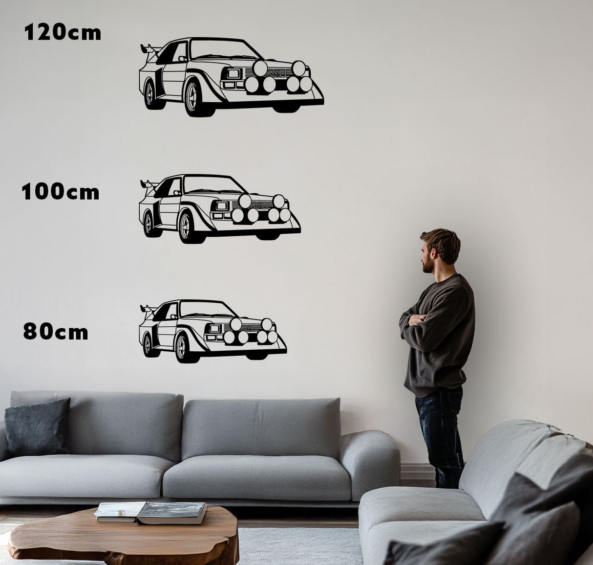 Quattro Ur Quattro – Metall Silhouette