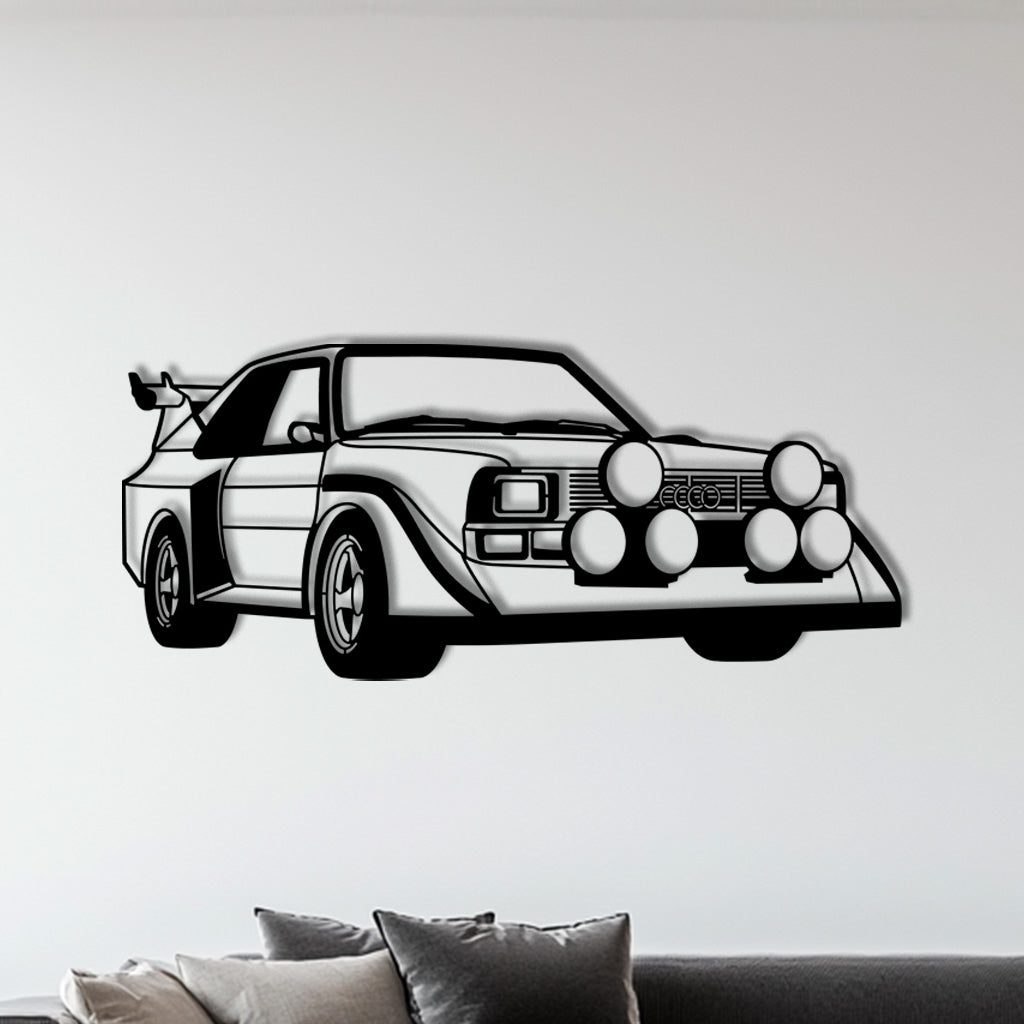 Quattro Ur Quattro – Metall Silhouette