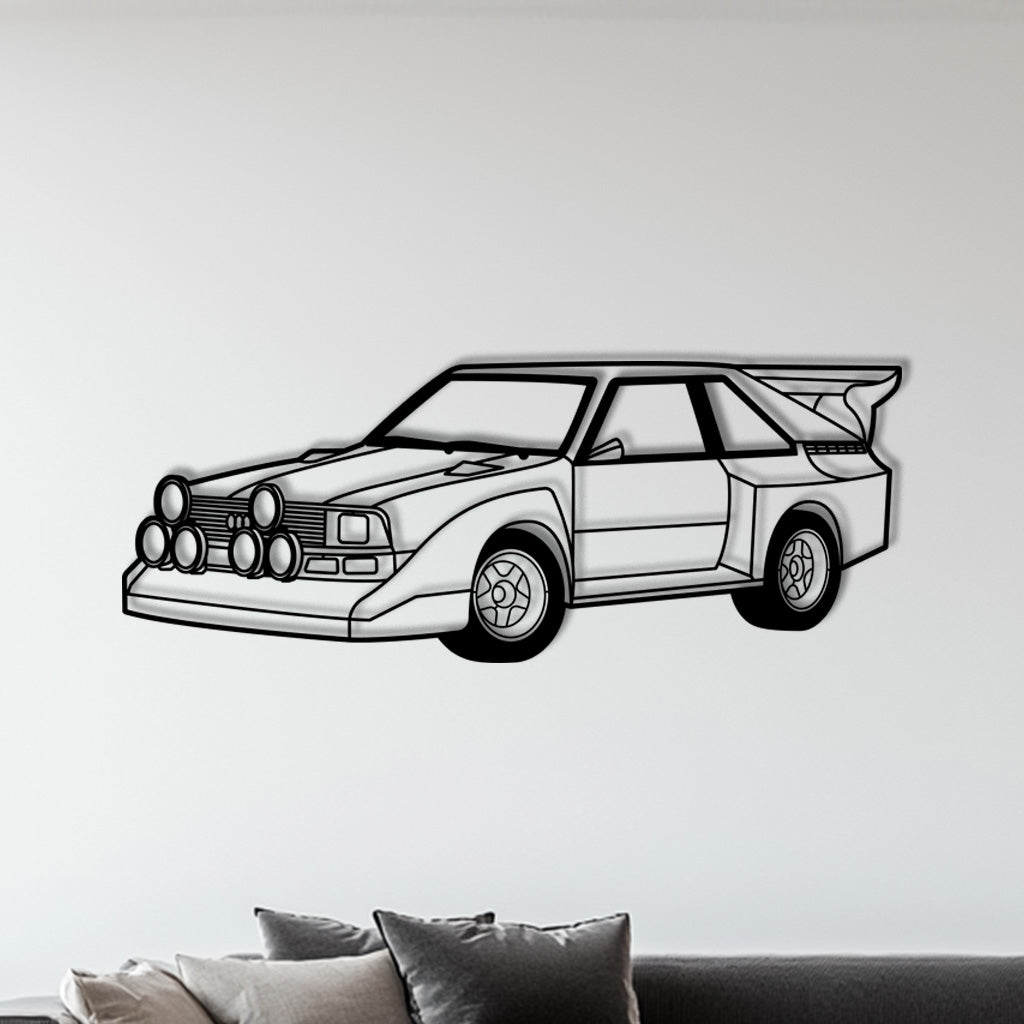 S1 Quattro Ur Quattro – Metall Silhouette