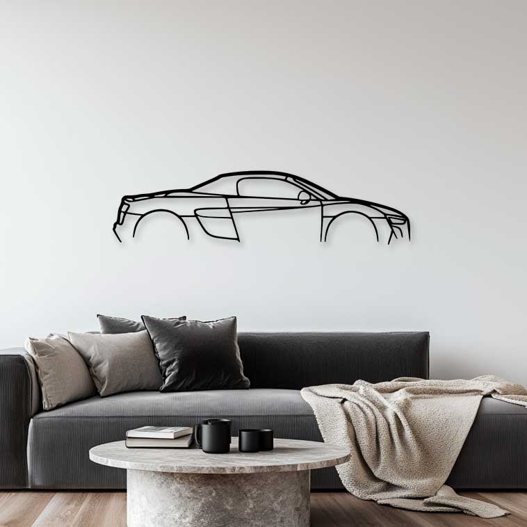 R8 Spyder Metall - Silhouette