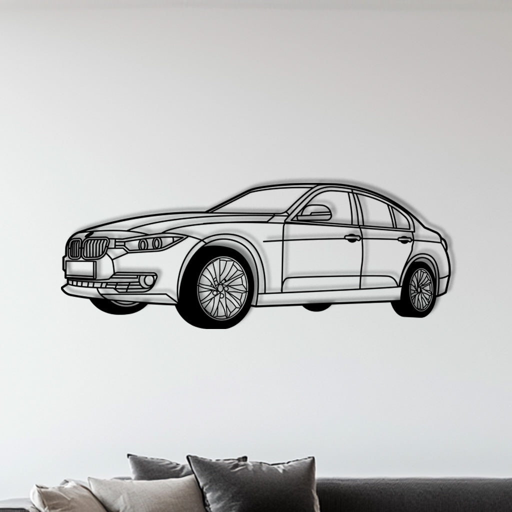 3er F30 – Metall-Silhouette