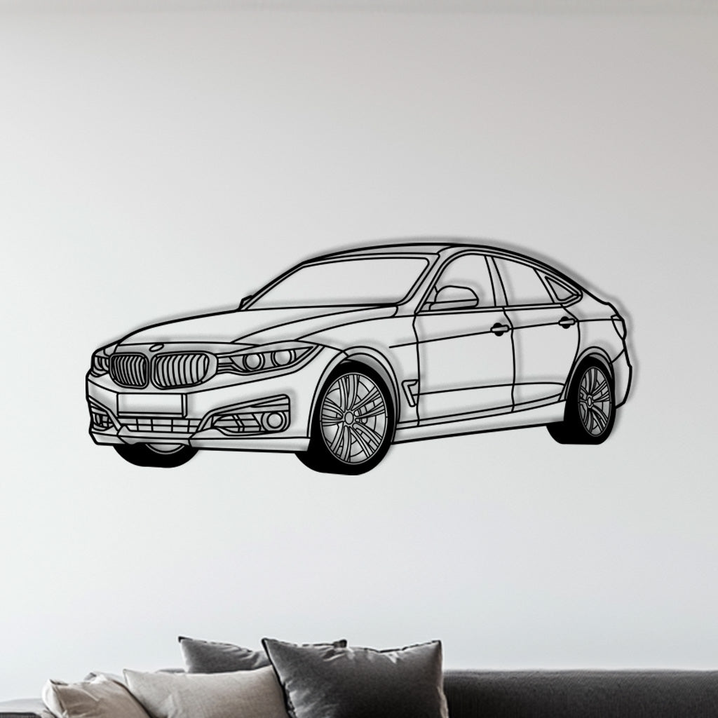 3er GT (F34) – Metall-Silhouette