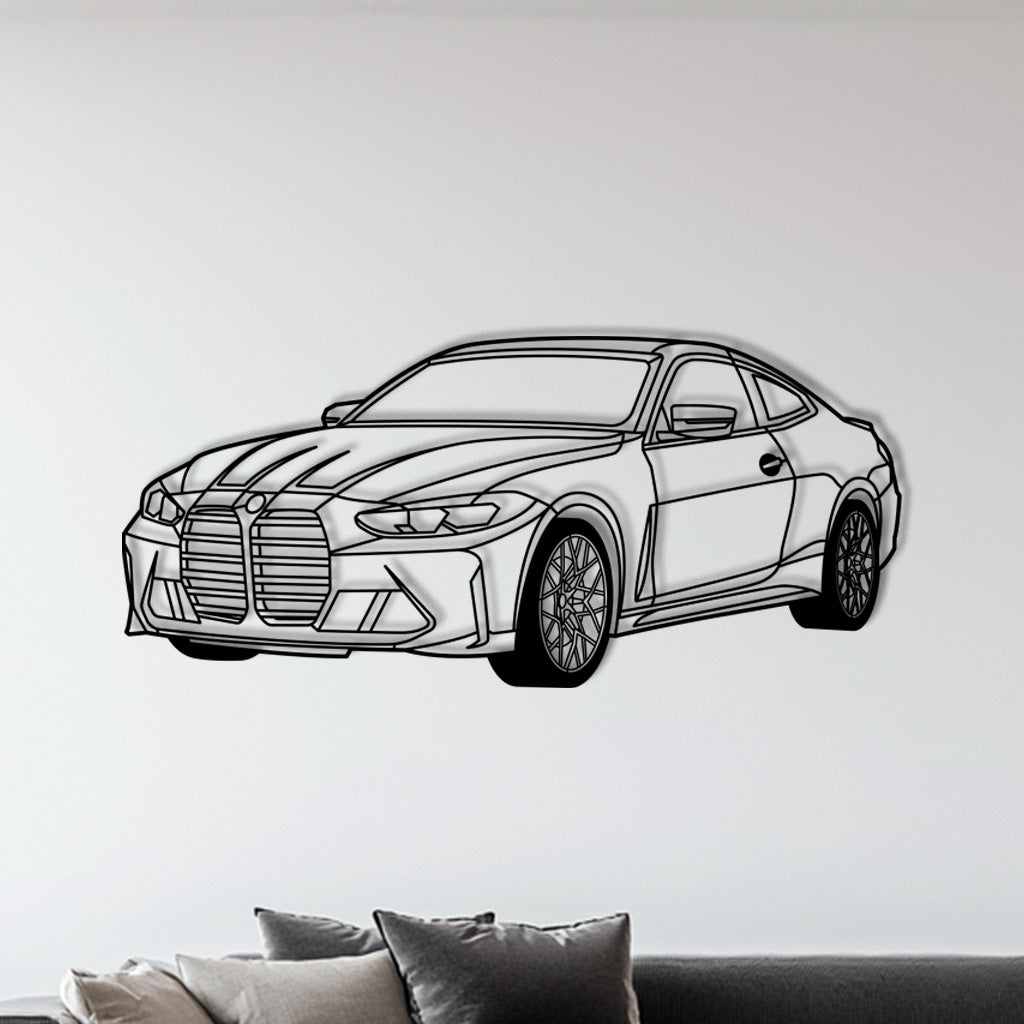 M4 (G82) – Metall-Silhouette