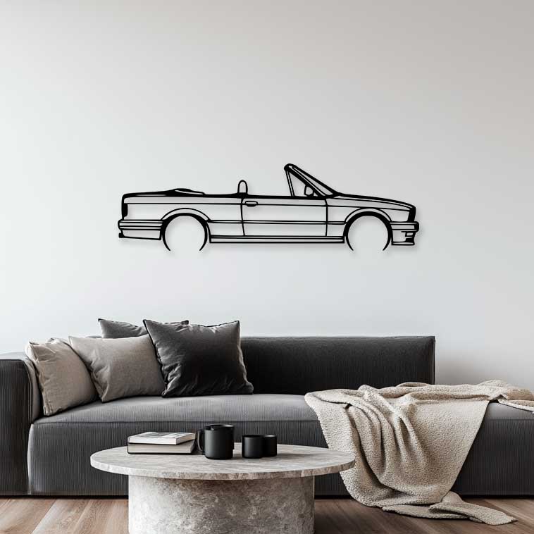 E30 Cabrio Metall - Silhouette