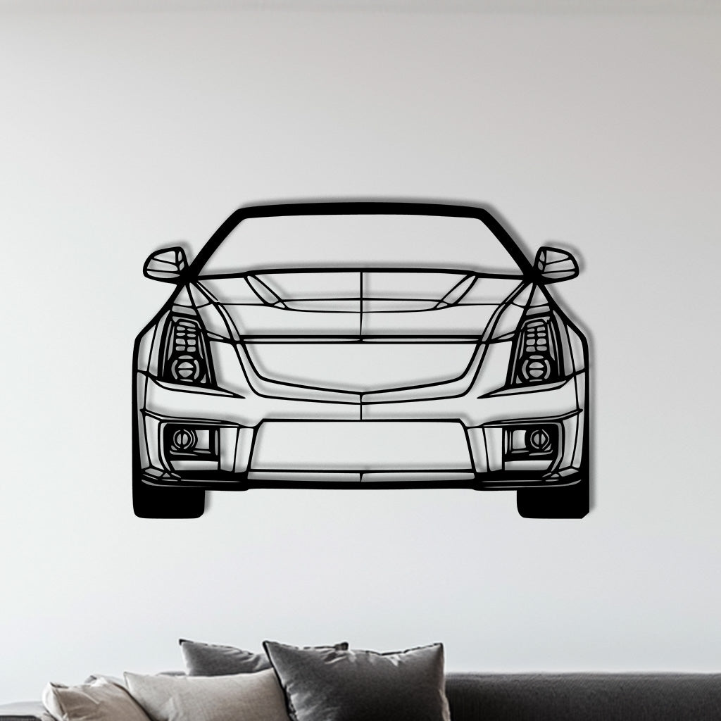 CTS V 2011 Front Metall-Silhouette