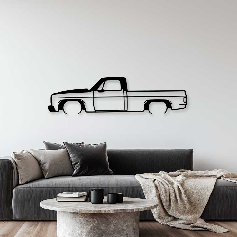 C10 Pickup Metall - Silhouette