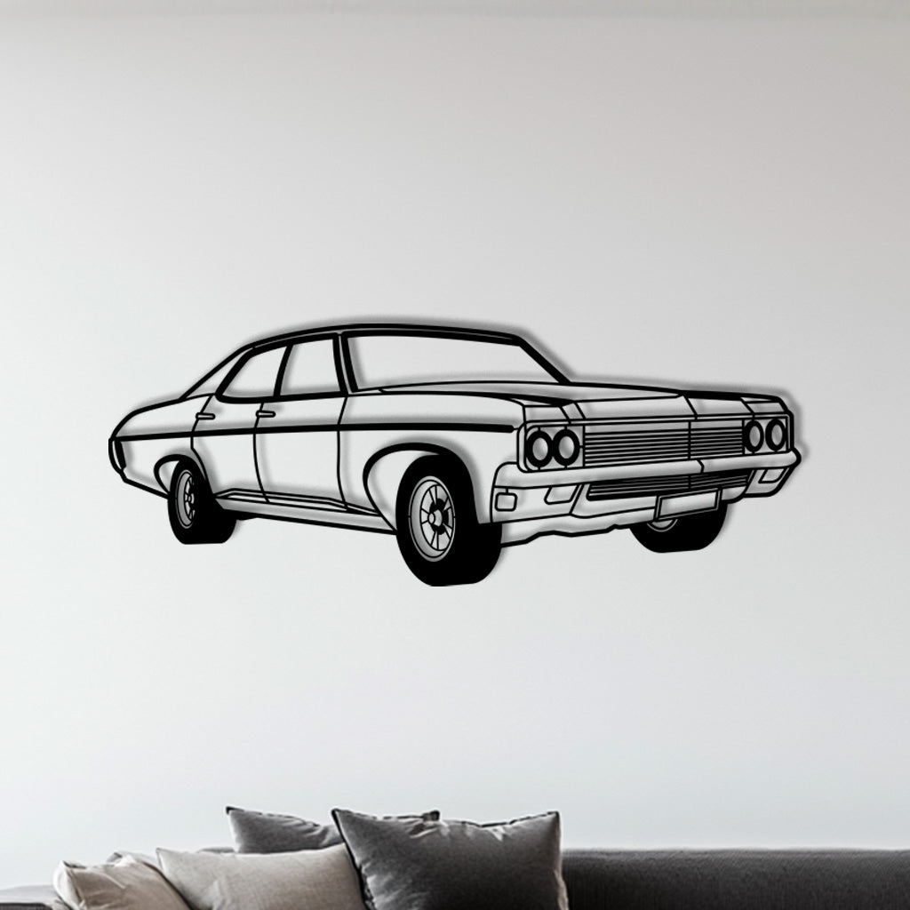 Impala – Metall-Silhouette