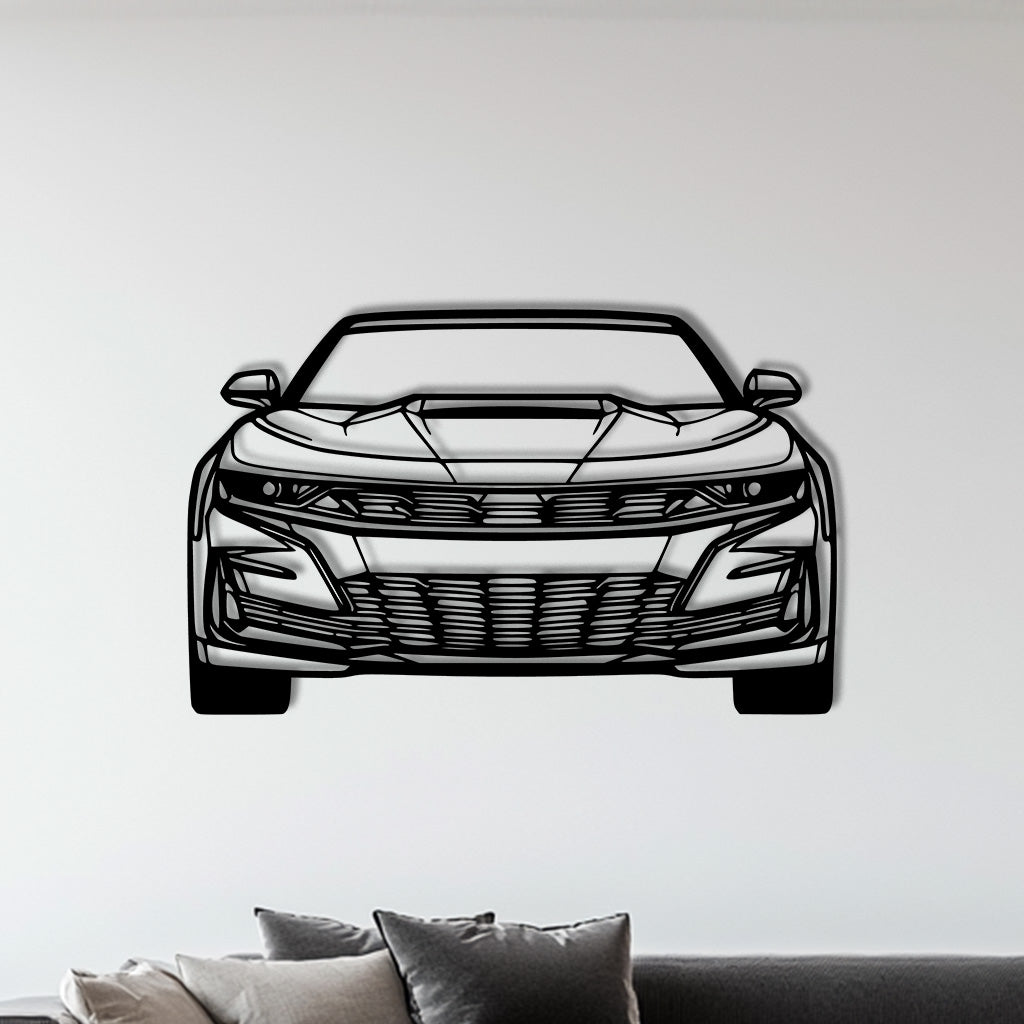 Camaro 2020 Front Metall-Silhouette
