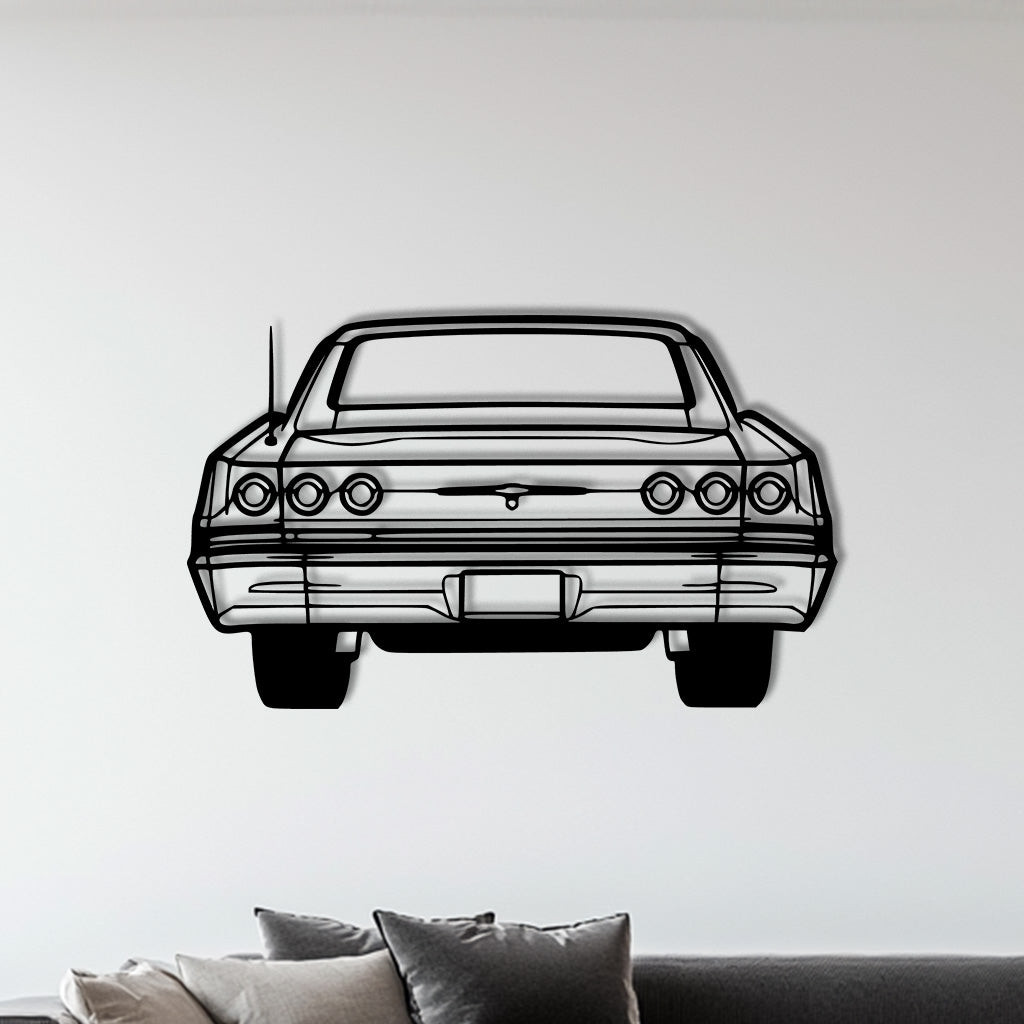 Impala 1965 Heck Metall-Silhouette
