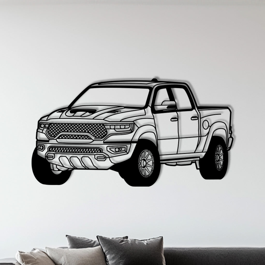 Ram TRX – Metall-Silhouette