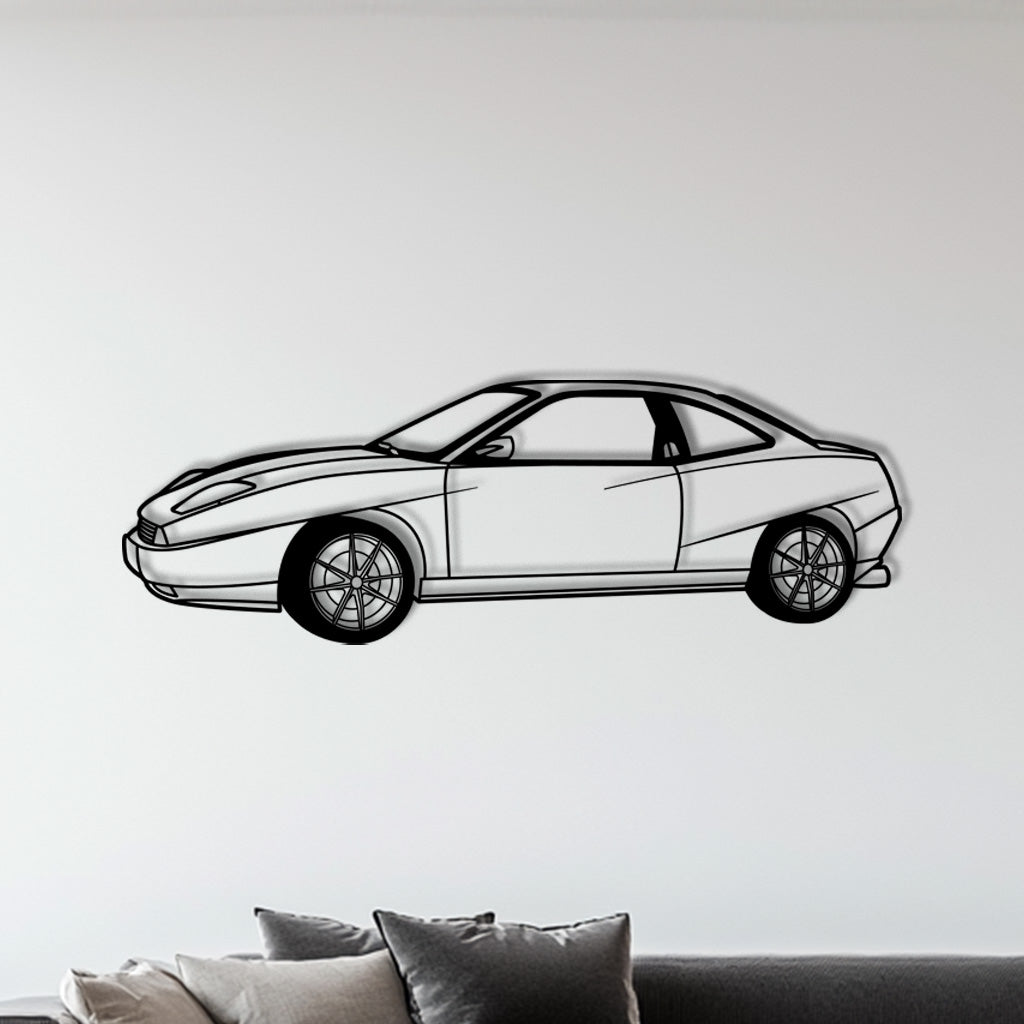 F Coupé – Metall-Silhouette