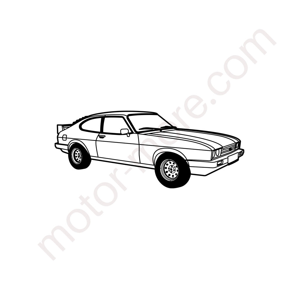 Capri – Metall-Silhouette