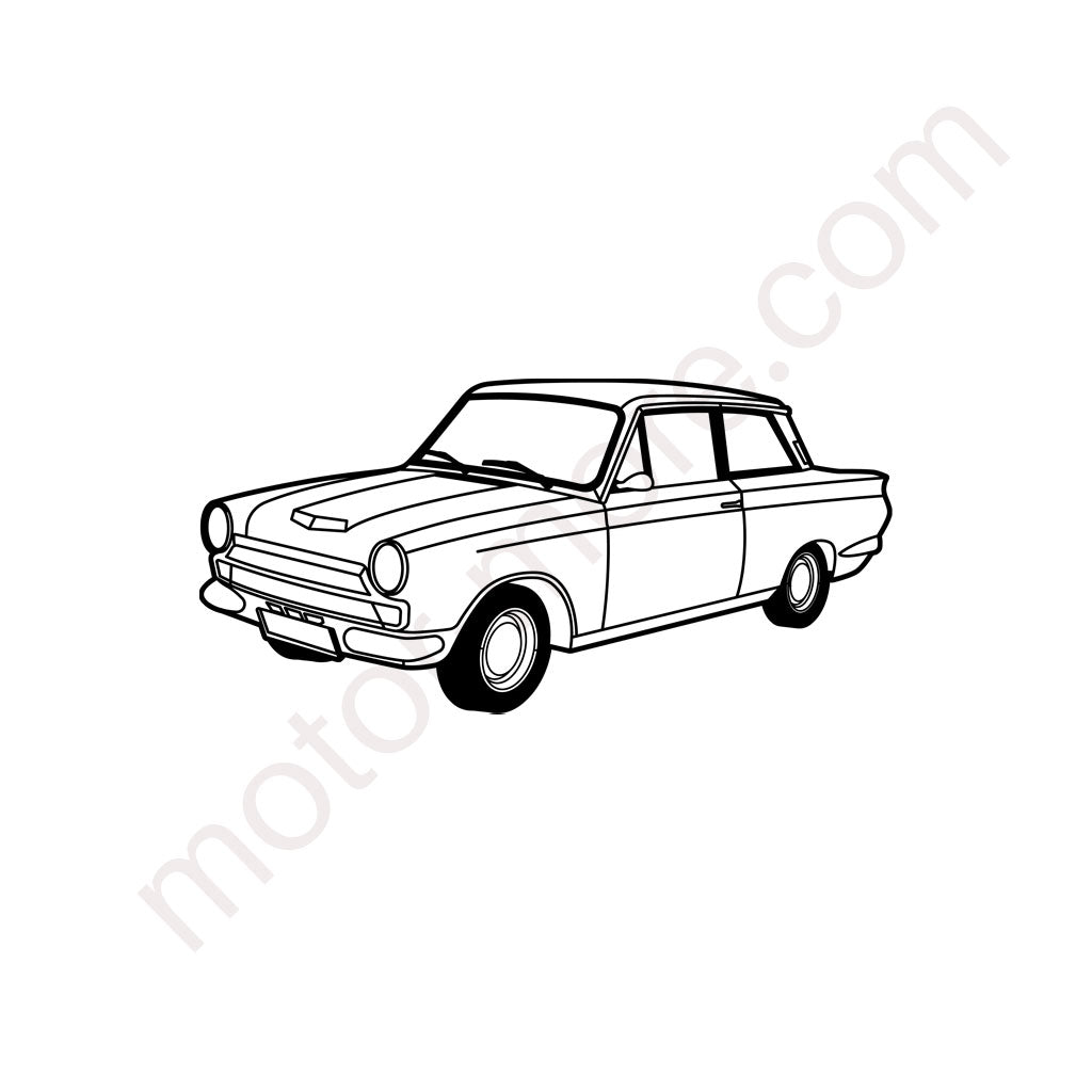 Cortina – Metall-Silhouette