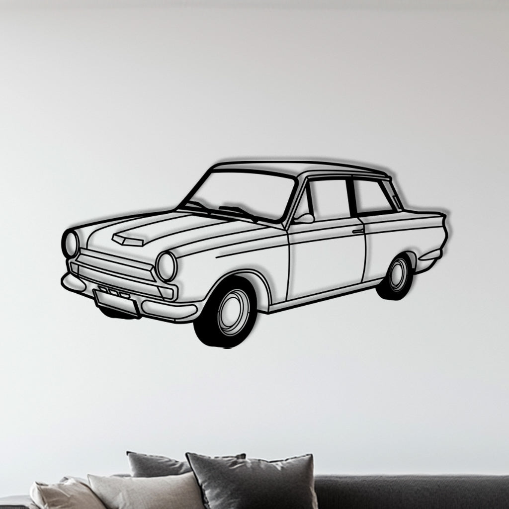 Cortina – Metall-Silhouette