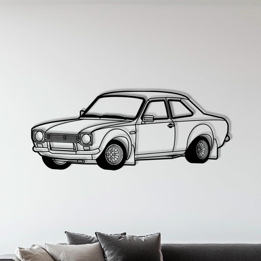 Escort RS MK1 – Metall-Silhouette
