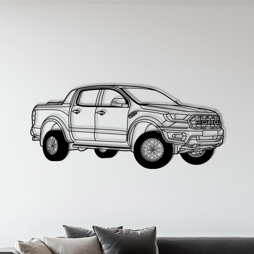 Ranger Raptor – Metall-Silhouette