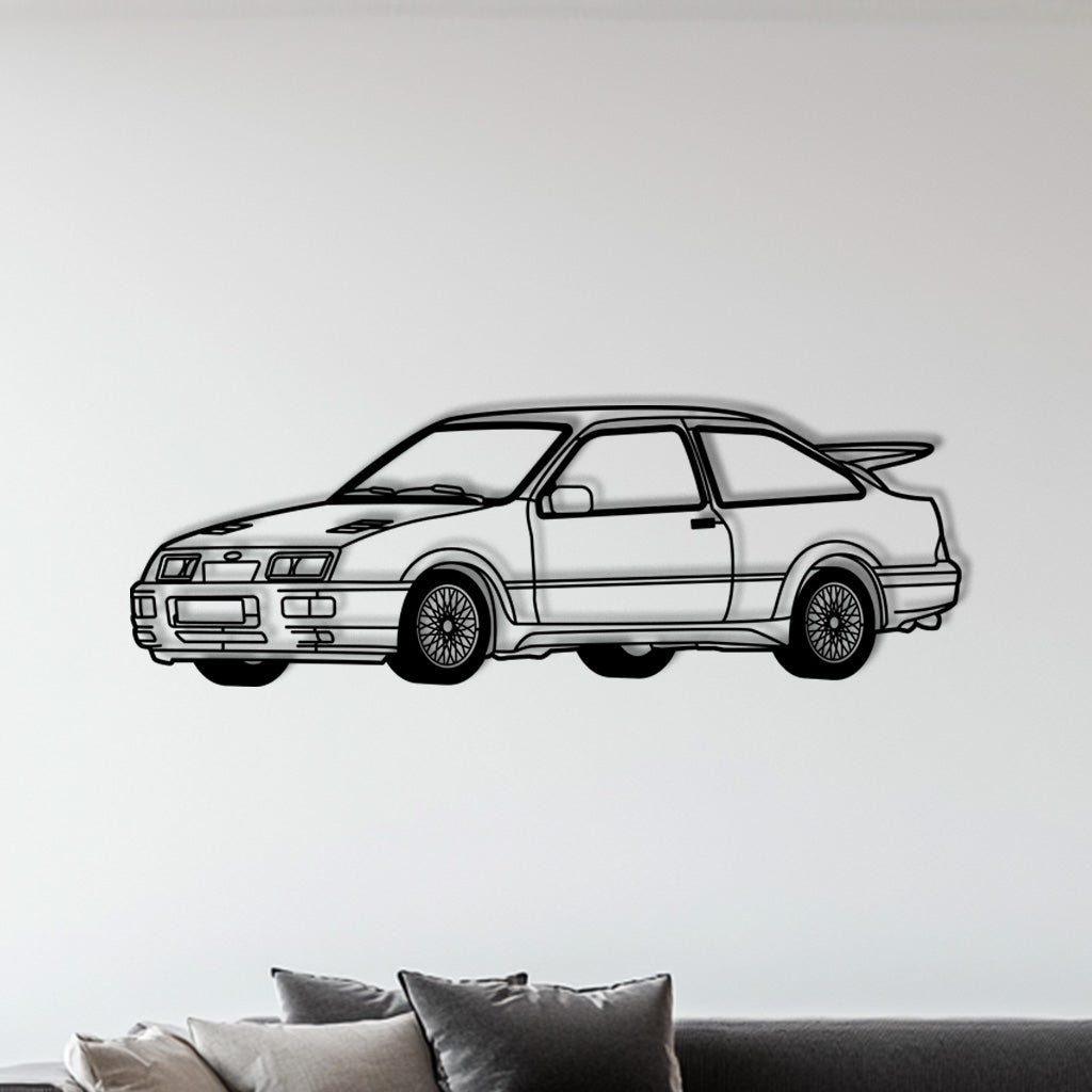 Sierra RS Cosworth – Metall-Silhouette