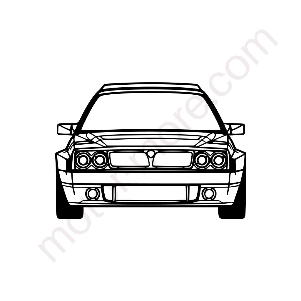 Delta Integrale Front Metall-Silhouette