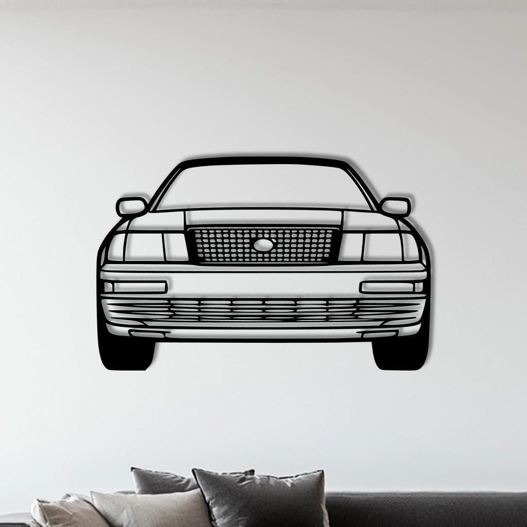 LS400 Front Metall-Silhouette