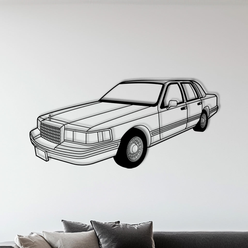 Town Car (1994) – Metall-Silhouette