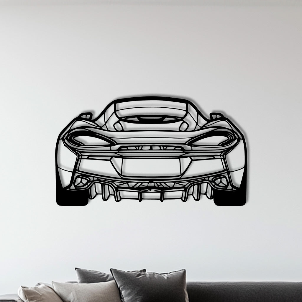 570GT Heck Metall-Silhouette