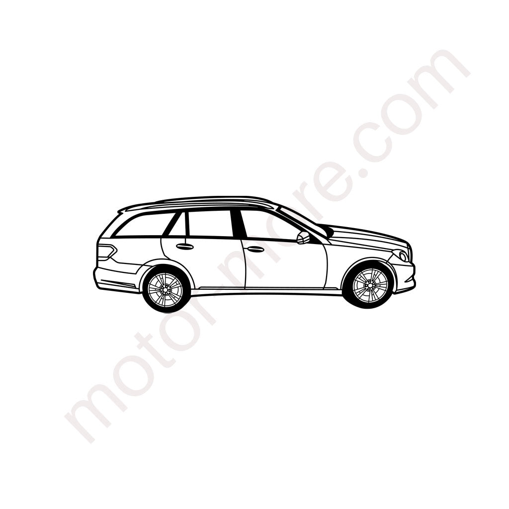 E-Klasse Kombi (S212) – Metall-Silhouette