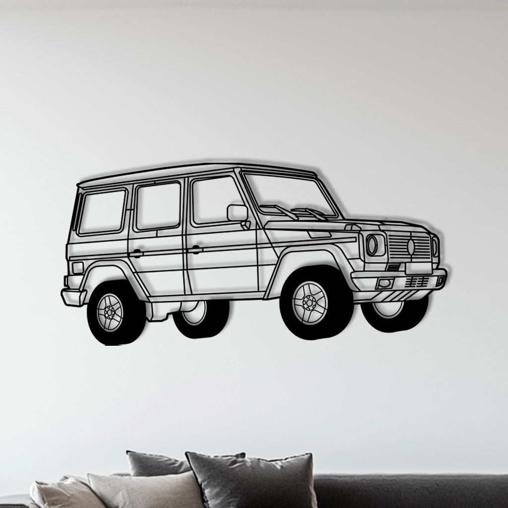 G-Klasse – Metall-Silhouette