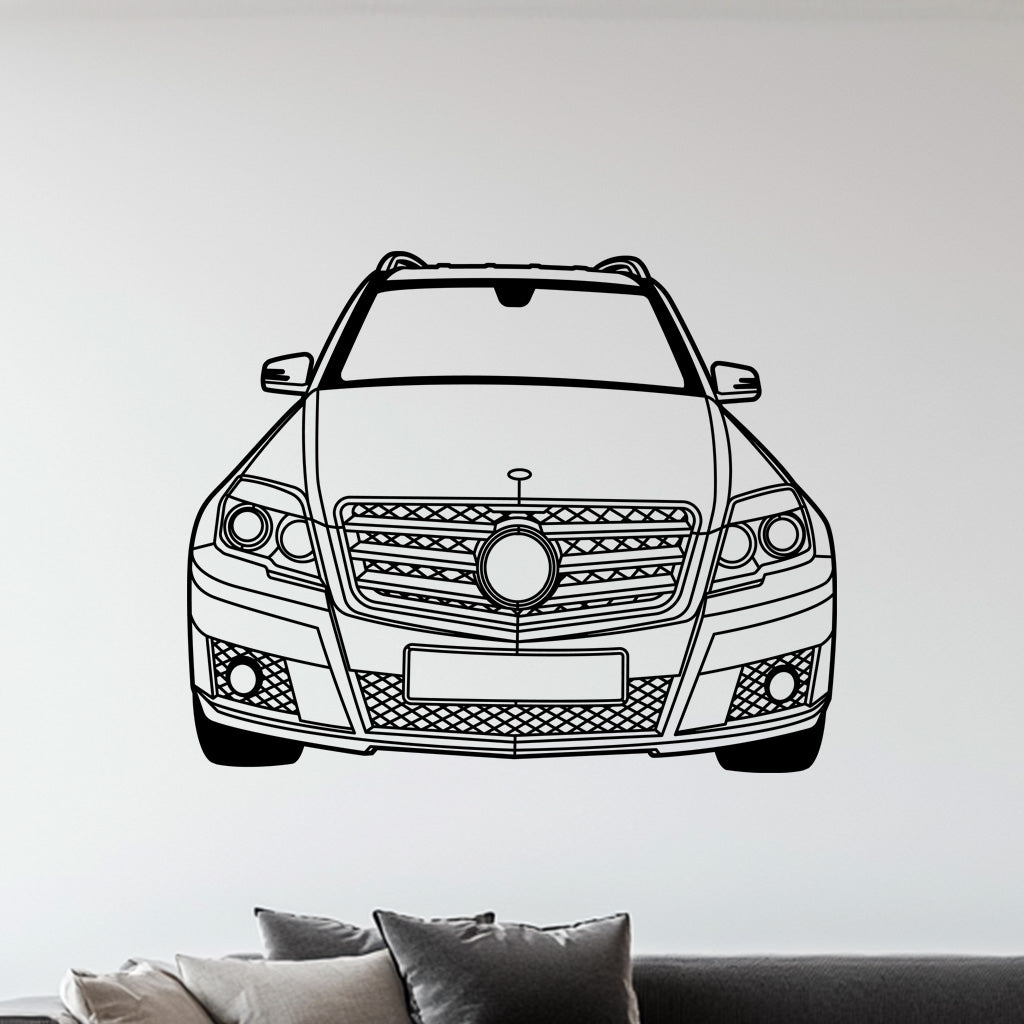GLK XL Front Metall - Silhouette