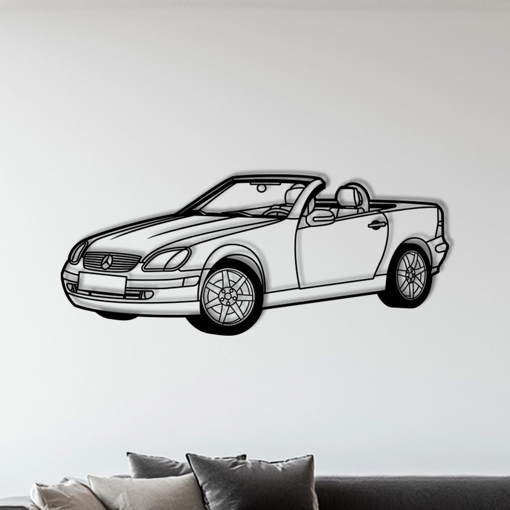 SLK (Baureihe R170) – Metall-Silhouette