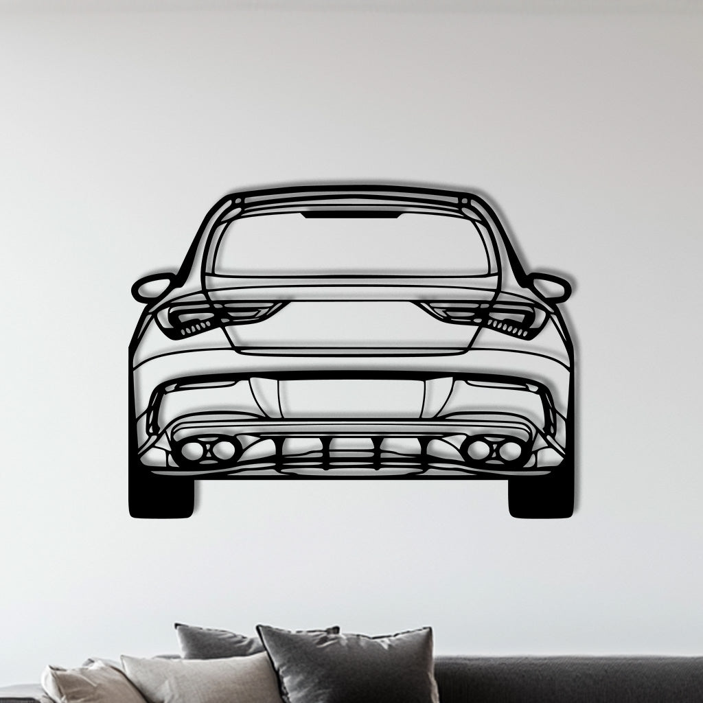 CLA 2023 Heck Metall-Silhouette