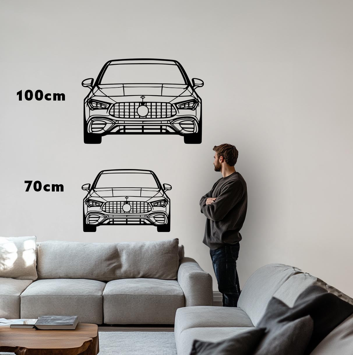 CLA 2023 Front Metall-Silhouette