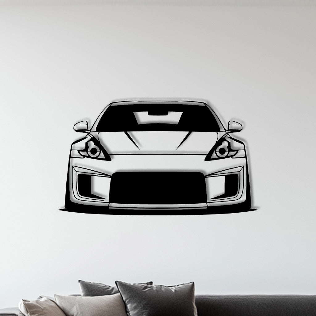 370Z Front Metall-Silhouette