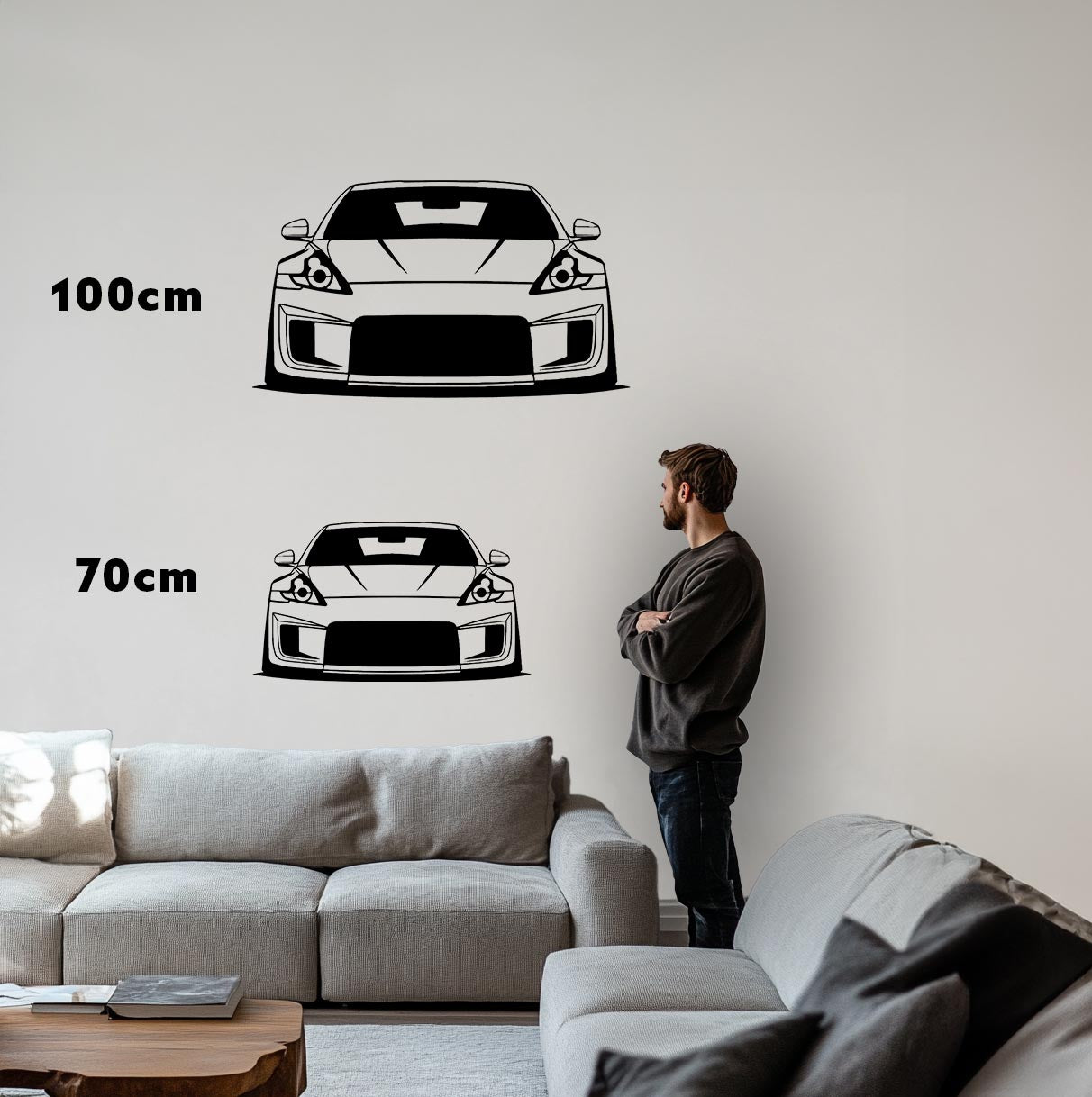 370Z Front Metall-Silhouette