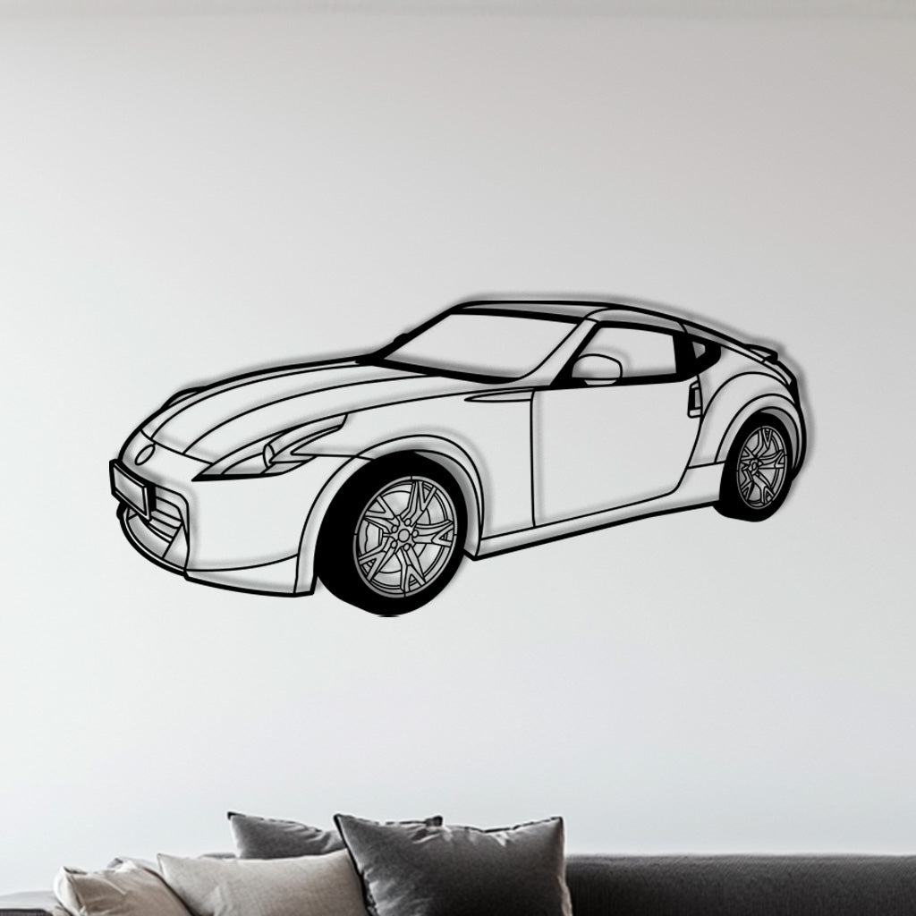 370Z – Metall-Silhouette