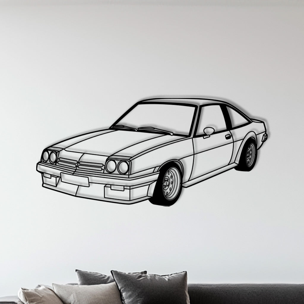 Manta B – Metall-Silhouette