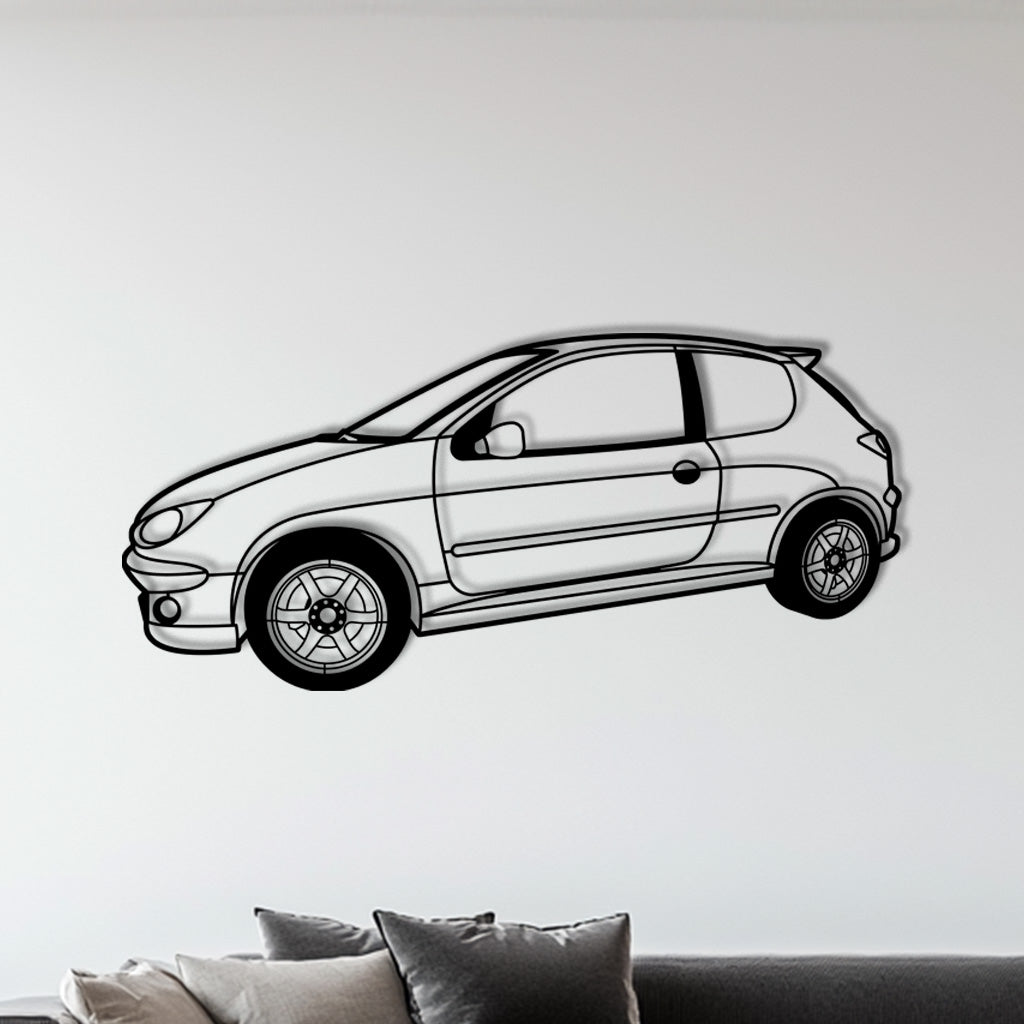 206 GTI – Metall-Silhouette