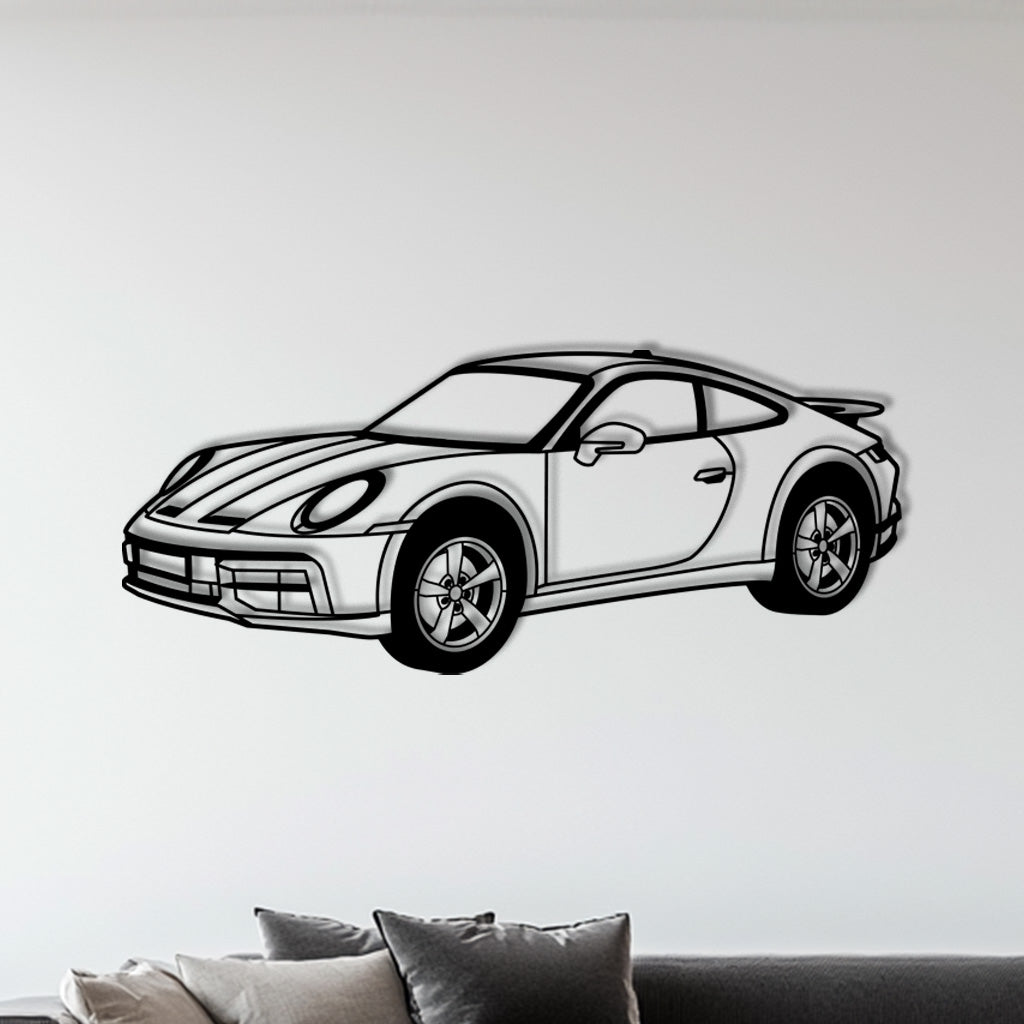 911 Dakar – Metall-Silhouette