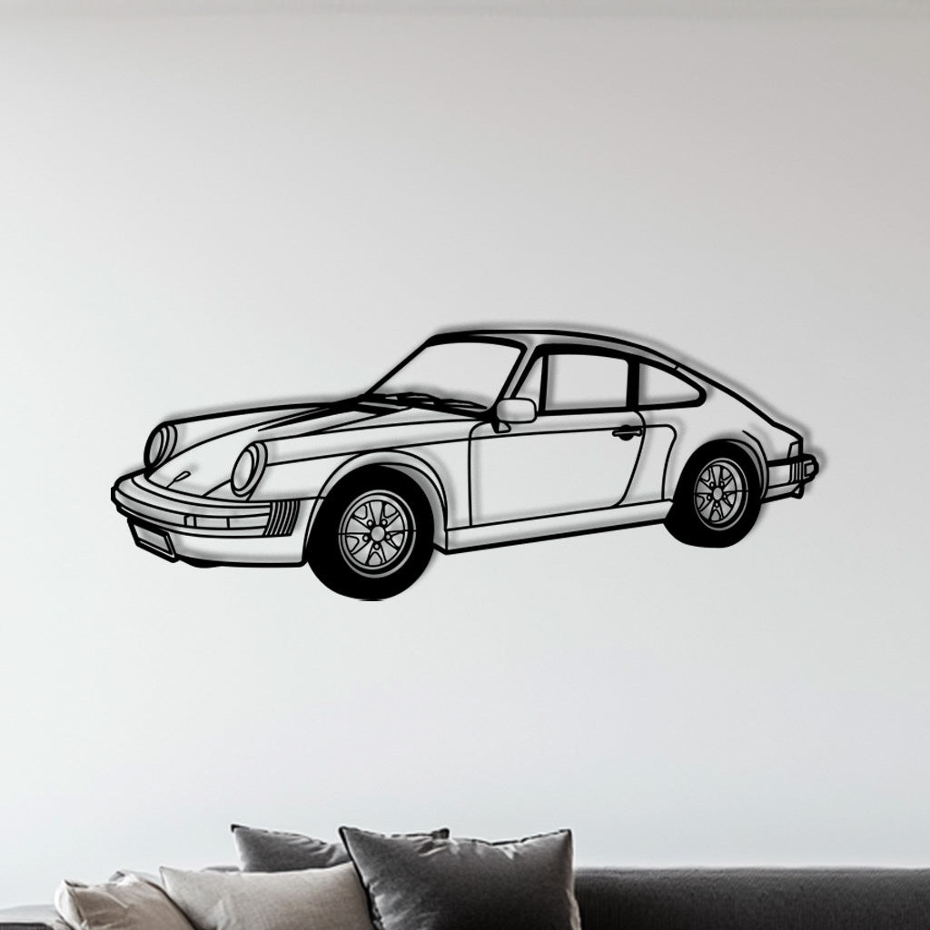 911 G-Modell – Metall-Silhouette
