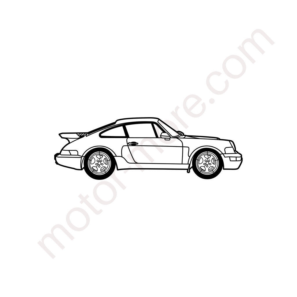 964 – Metall-Silhouette