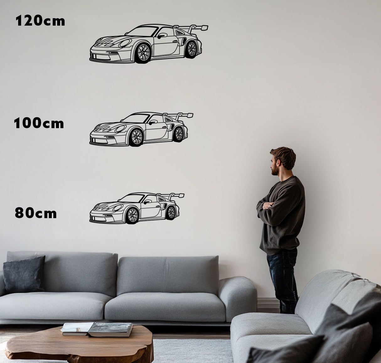 GT3 Cup – Metall-Silhouette