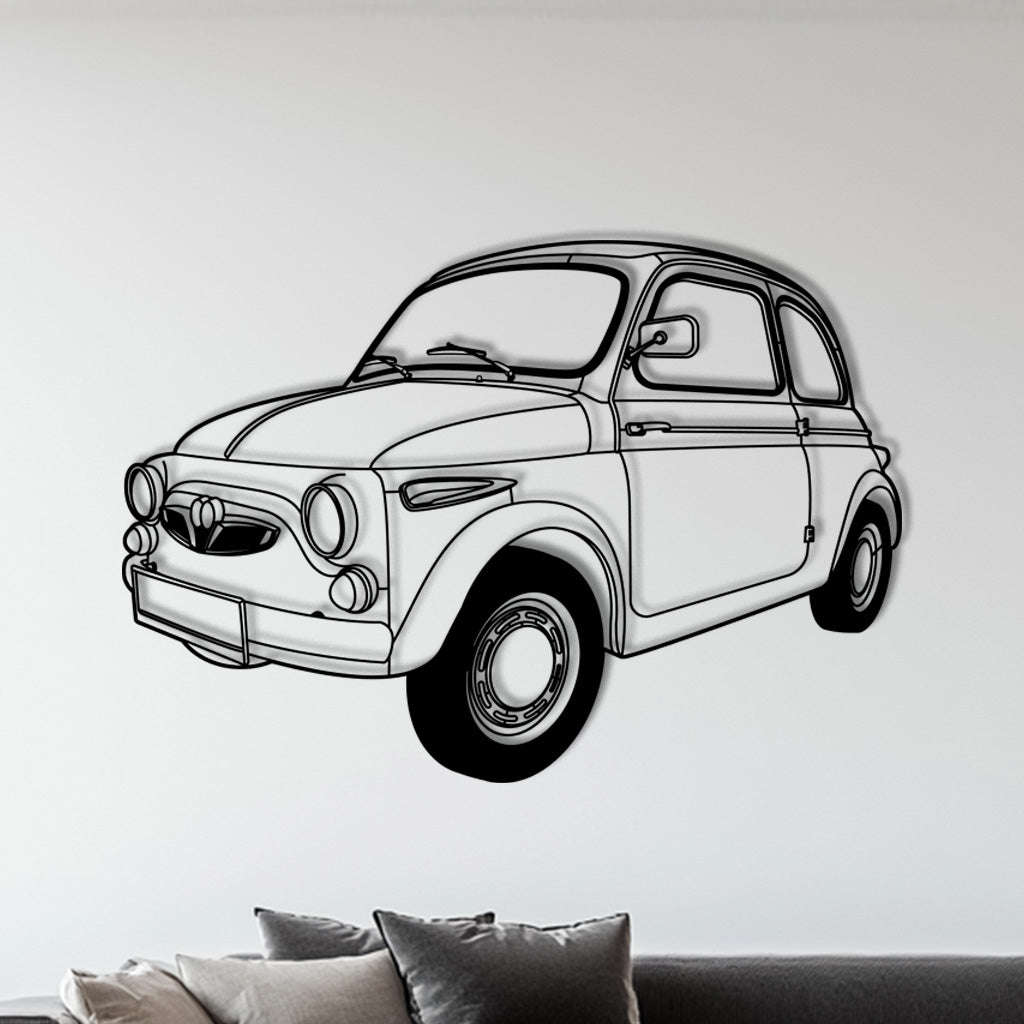 P 500 – Metall-Silhouette