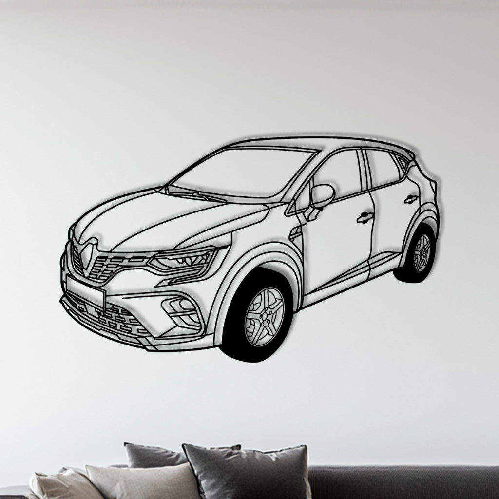 Captur – Metall-Silhouette