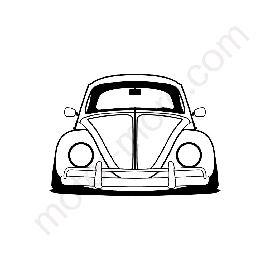 Käfer / Beetle Metall-Silhouette