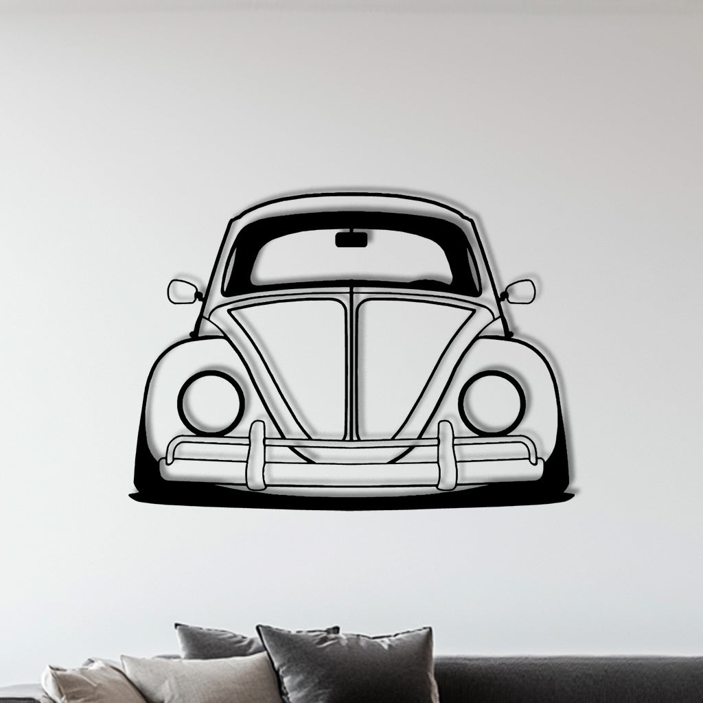 Käfer / Beetle Metall-Silhouette