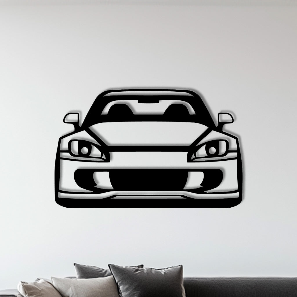 S2000 Front Metall-Silhouette