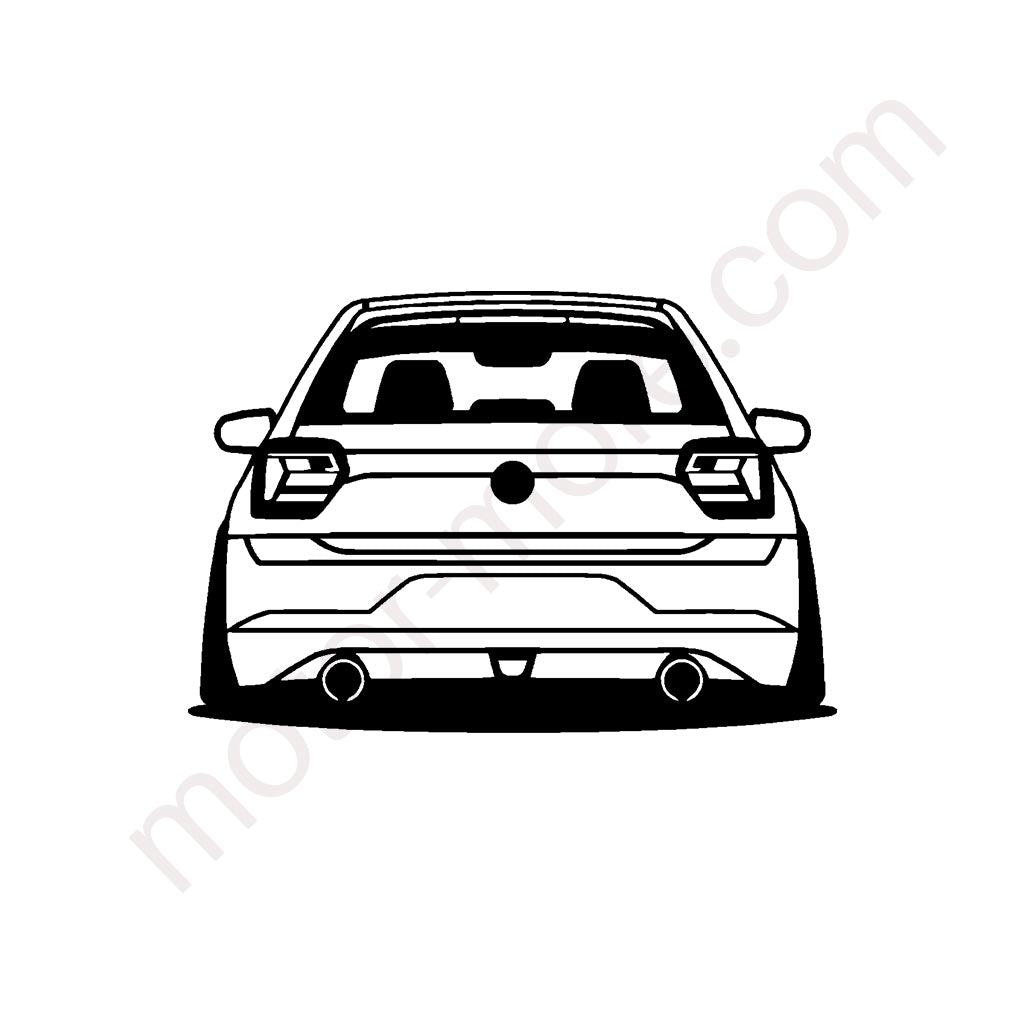 Polo Heck Metall-Silhouette